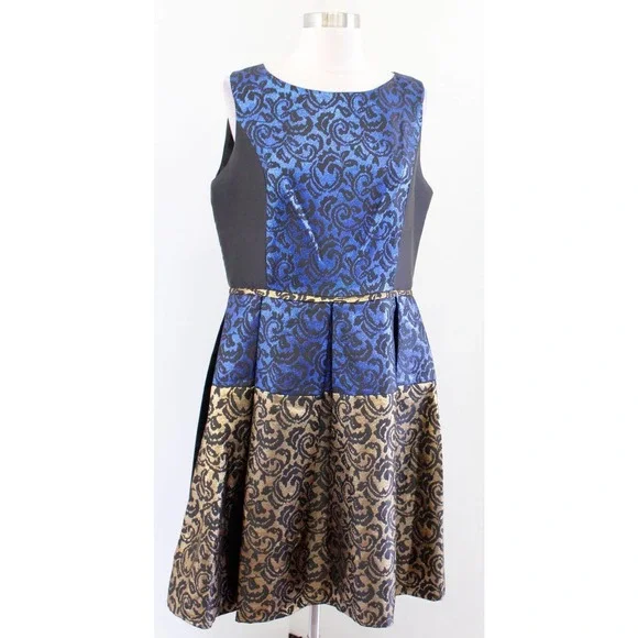 belle badgley mischka blue dress Belle Badgley Mischka Ruffle Hi-Lo Gown, Womens, 4, Cobalt